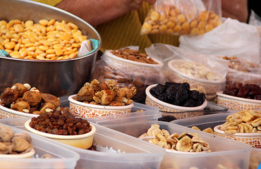 Image showing Dried fruits and nuts 