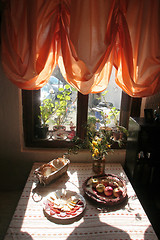 Image showing Table in an old farmhouse