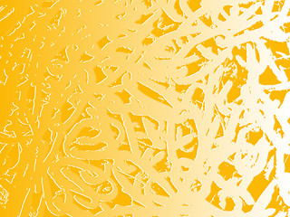 Image showing Yellow abstract background