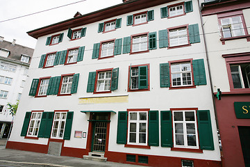 Image showing house and street of european town 