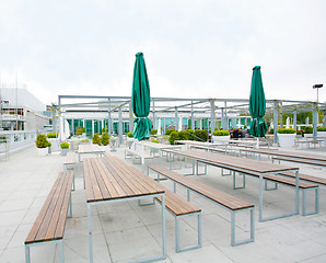 Image showing Outdoor restaurant
