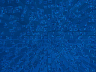 Image showing Blue abstract background