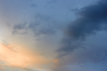 Image showing Dramatic cloudscape 