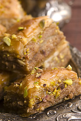 Image showing Baklava - traditional middle east sweet desert