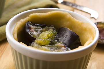 Image showing Plum tart ingredients