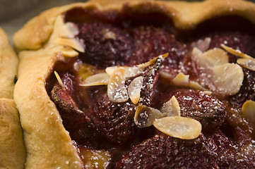 Image showing Homemade tart with berry fruits