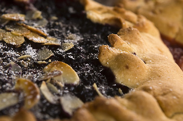 Image showing Homemade tart with berry fruits