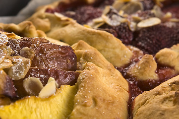 Image showing Homemade tart with berry fruits