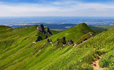 Image showing Footpath in Puy de Sancy Mountain