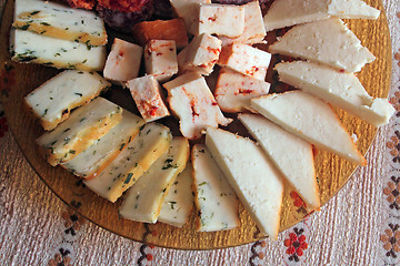 Image showing Cheese plate