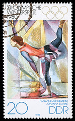 Image showing Stamp printed in DDR shows Johanna Starke 