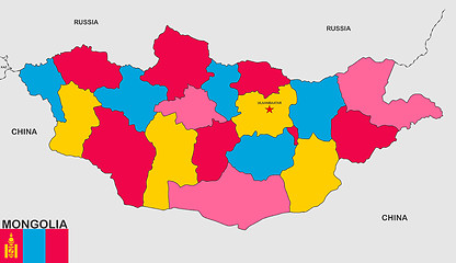 Image showing mongolia map