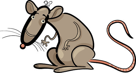 Image showing rat cartoon character