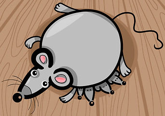 Image showing mouse mother with babies cartoon