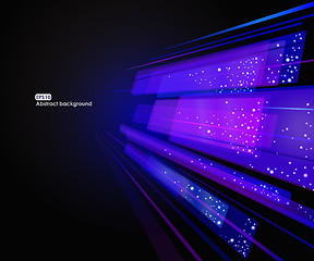 Image showing Abstract glowing EPS10 background