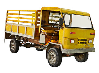 Image showing Old truck on white background