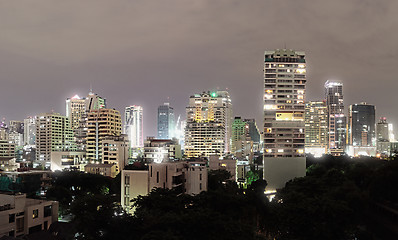 Image showing Architecture in Bangkok - buildings in the city center