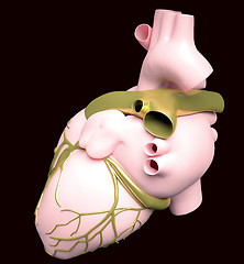 Image showing Model of artificial human heart
