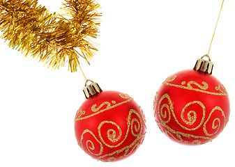Image showing Baubles and Tinsel