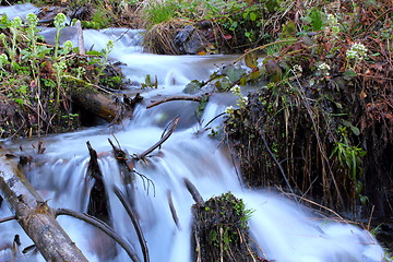 Image showing mountain waterfall