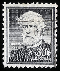 Image showing Stamp printed in the United States of America shows Robert E. Lee