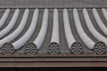 Image showing roof of chinese temple