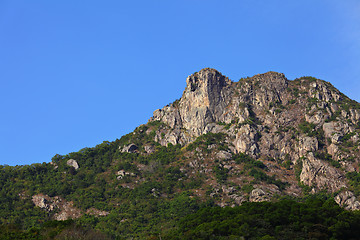 Image showing Lion Rock in Hong Kong