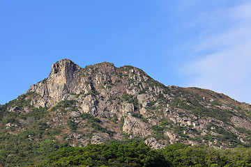 Image showing Lion Rock in Hong Kong