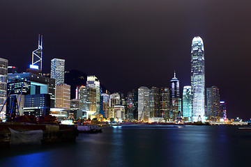 Image showing Hong Kong cityscape at night