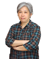 Image showing mature asian woman