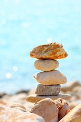 Image showing balance rocks