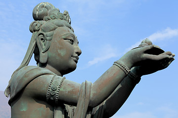 Image showing statue in chinese temple