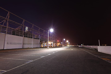 Image showing car parking lot at night