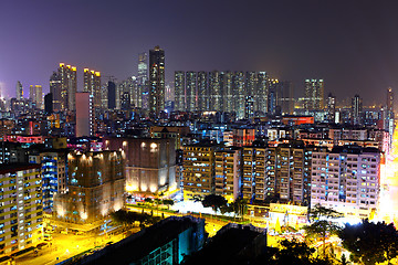 Image showing Hong Kong crowded urban