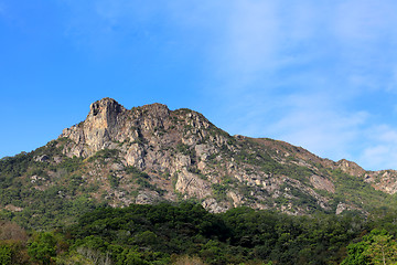 Image showing Lion Rock in Hong Kong