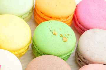 Image showing Colorful macaroons