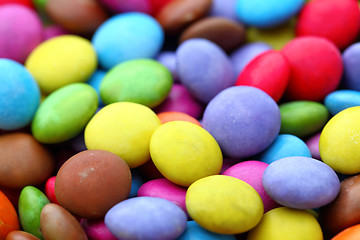 Image showing Colored candy