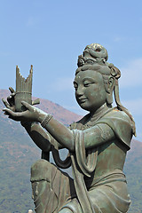 Image showing statue in chinese temple