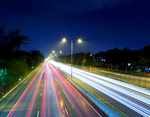 Image showing highway ar night