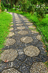 Image showing path in chinese garden
