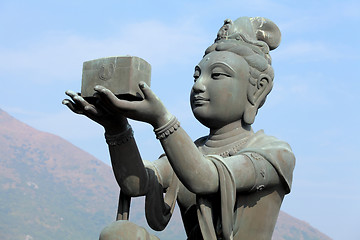 Image showing statue in chinese temple