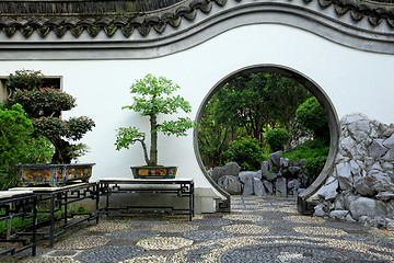 Image showing chinese garden