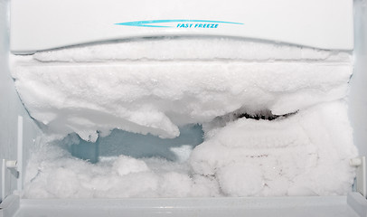 Image showing brocken refrigerator Fast freeze :-)