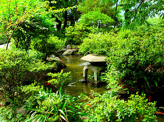 Image showing chinese traditional garden