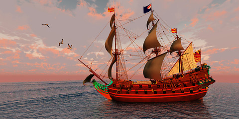 Image showing Sailing Ship