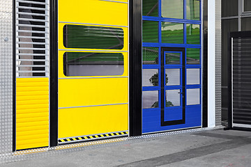 Image showing Industrial doors