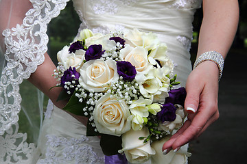Image showing wedding flower background 