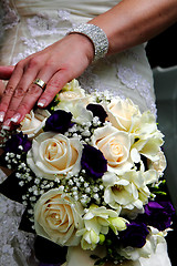 Image showing wedding flower background 