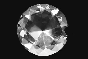 Image showing diamond on the black background