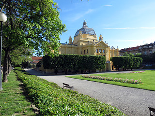 Image showing The Art Pavilion in Zagreb